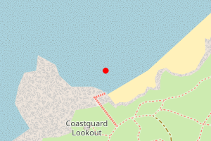 Map showing Gwithian (Strap Rocks)