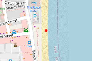 Map showing Deal: Big Beach Clean-up