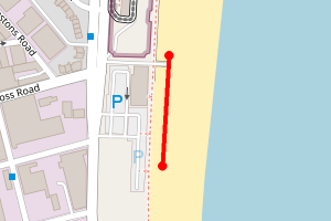 Map showing Great Yarmouth (South)