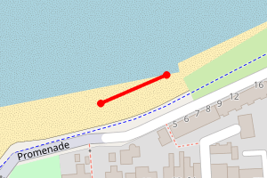 Map showing Fisherrow 1