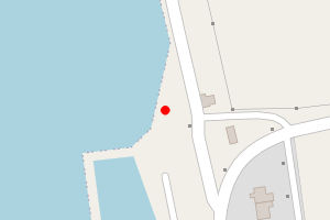 Map showing Ballylumford Harbour