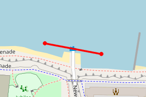 Map showing Walpole Bay
