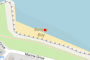 Map showing Whiteness Bay