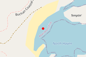 Map showing North Haven