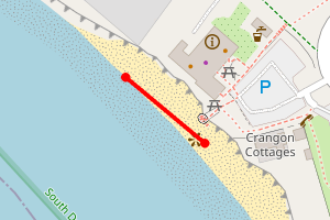 Map showing Birling Gap 2