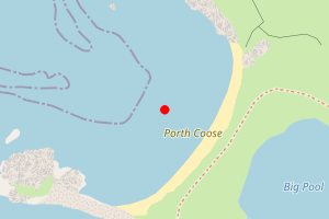 Map showing Porthkillier