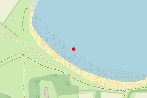 Map showing Ginamoney Cove