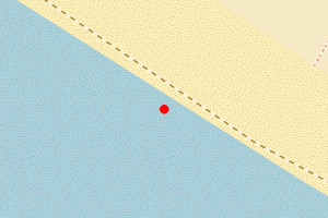 Map showing Black Rock Sands (Traeth Creagddu)