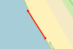 Map showing Morfa Harlech