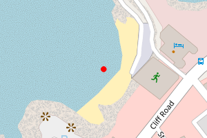 A map showing the Great Western, Newquay beach stretch plotted on it