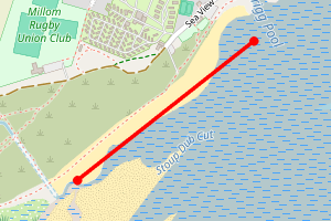 Map showing Haverigg