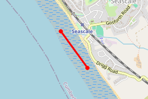 Map showing Seascale