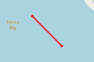 Map showing Trecco Bay