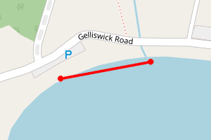 Map showing Gelliswick