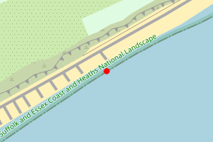 Map showing Bawdsey Quay
