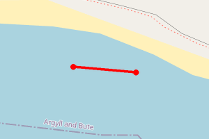 Map showing Carsaig