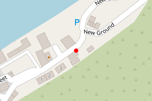Map showing Gardenstown Bay