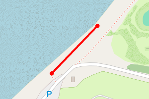 Map showing Morfa Conwy