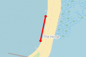 Map showing East Head