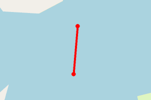 Map showing Machrins Bay