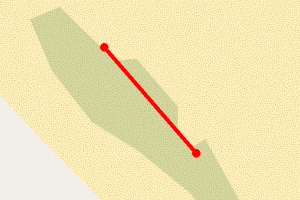 Map showing Crook Bank