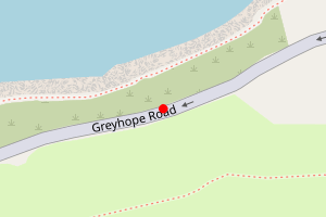 Map showing Aberdeen Harbour Marine Lab