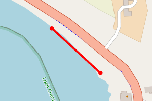 Map showing Creagan Bay