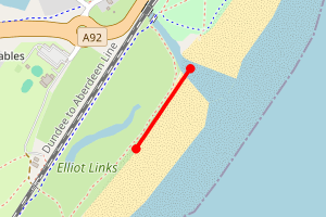 Map showing Elliot Links