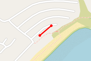 Map showing lydstep haven mk2