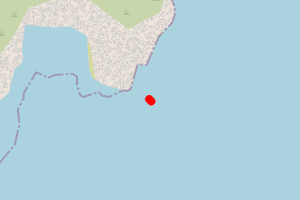 Map showing Pottery Bay