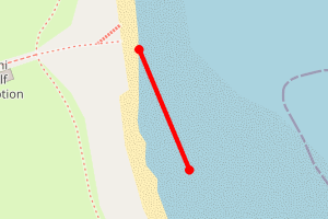 Map showing Whitley Sands (St Mary’s Lighthouse)