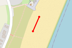 Map showing Southwold - Royal Beach Huts