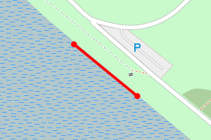 Map showing Royal Victoria Country Park to Westfield Common