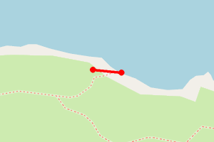 Map showing Maidens rock Beach