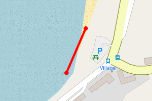 Map showing Port Logan