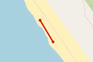 Map showing Western Gailes (Site of Special Scientific Interest)