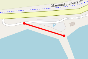 Map showing Invergordon Sailing Club Beach