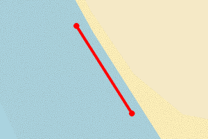 Map showing Barmouth (North)