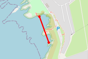 Map showing The Green, Bovisand Park