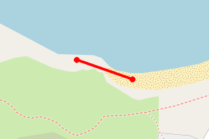 Map showing St. Mary's Island Local Nature Reserve