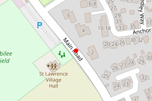 Map showing St Lawrence Bay