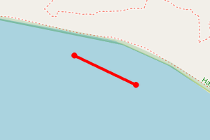 Map showing Ham Common