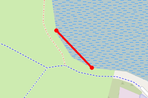 Map showing Bo'ness - Grangepans - John Muir Way West 2 UFBC