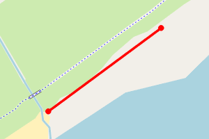 Map showing North Bridge East Haven