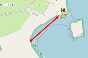Map showing An Coroghon, Canna