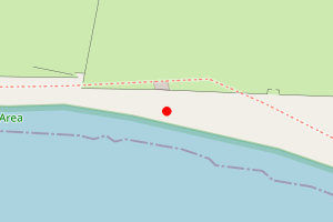 Map showing Belmont Beach, Unst