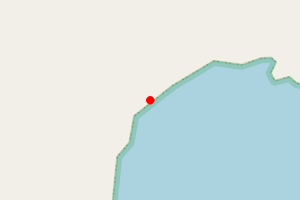 Map showing Colvadale Beach, Unst
