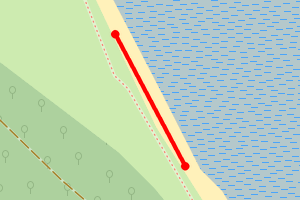 Map showing Blackness - From Anchor East