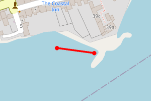 Map showing Cellardyke