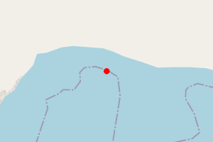 Map showing Tangwick Beach West, Eshaness